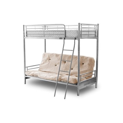 HF- Alaska Futon Bunk Bed Silver