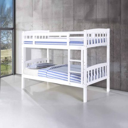 HF- Ashbrook Solid Wood Bunk Bed White