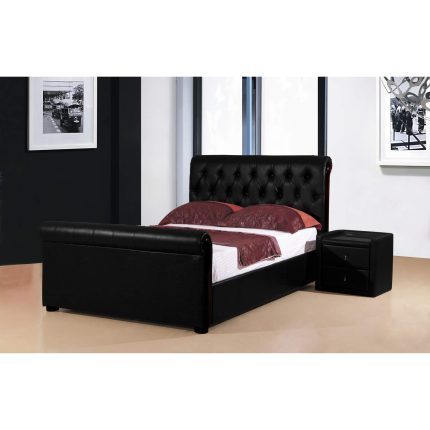 HF- Caxton Storage PU Double Bed