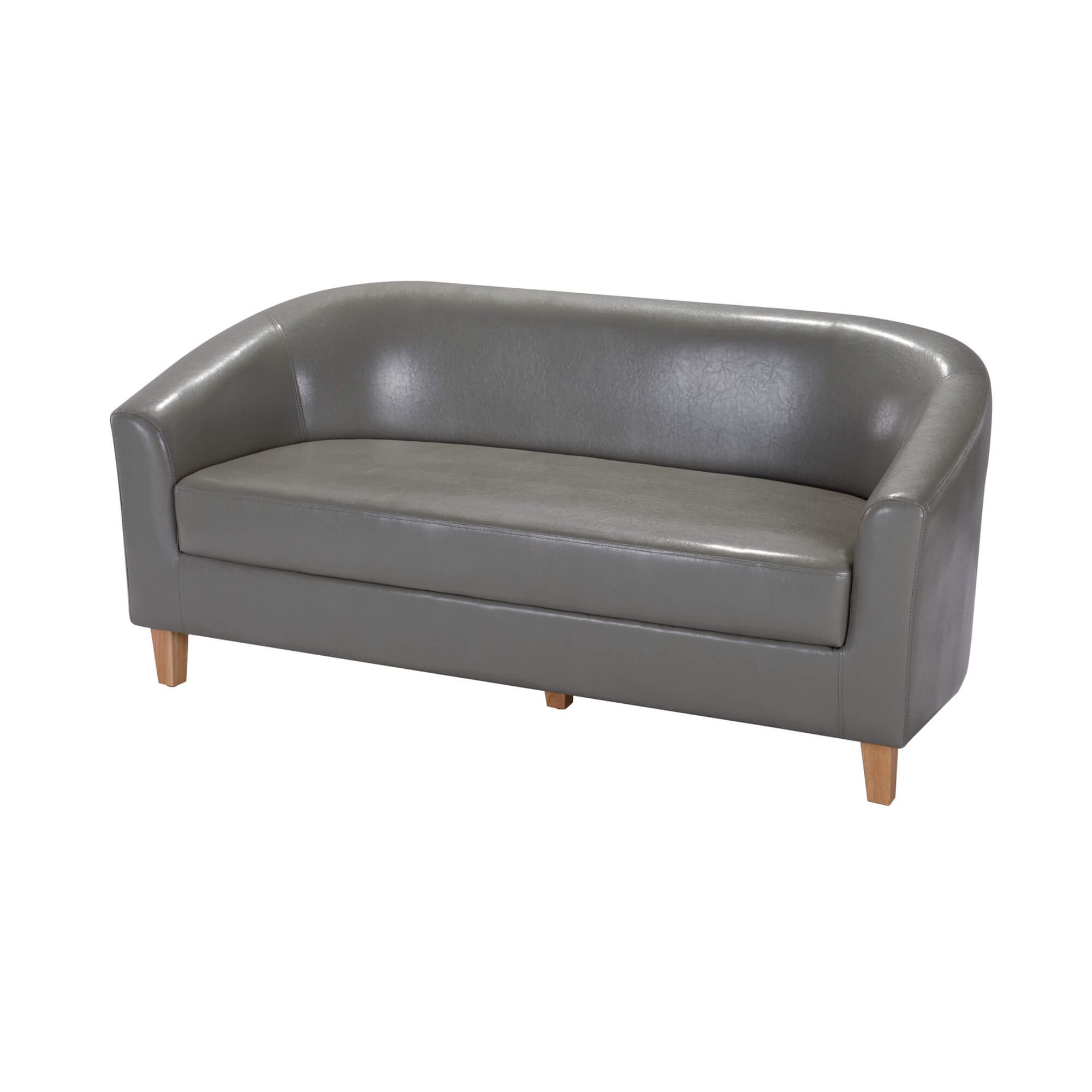 Claridon-3-Seater-PU-Grey