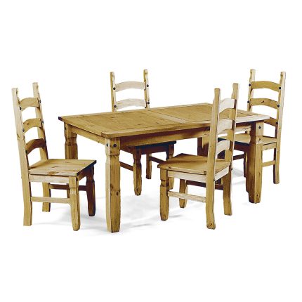 HF- Corona Dining Set with 4 Chairs
