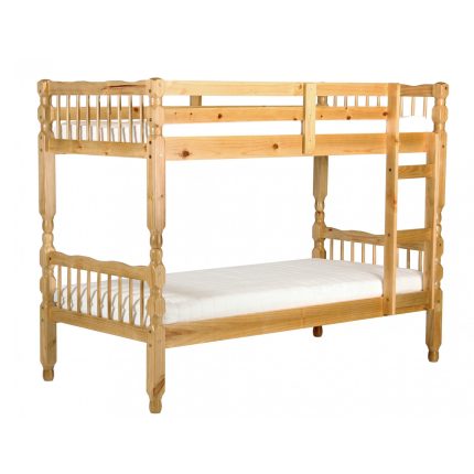 HF- Milano Pine Bunk Bed Light Antique