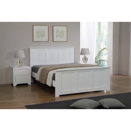 HF- Mali 4 Foot Bed White