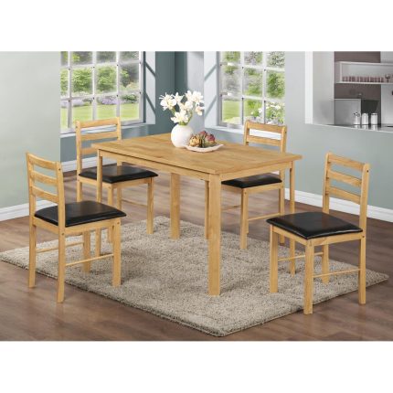 HF- Nice Dining Set with 4 Chairs