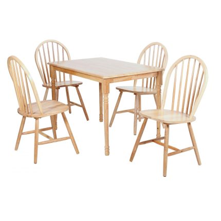 HF- Sutton Dining Set Natural