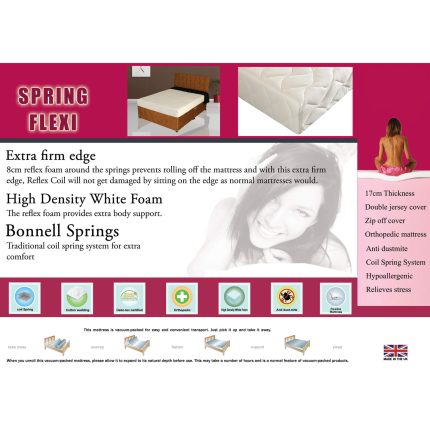 HF- Spring Flexi Mattress 4Foot
