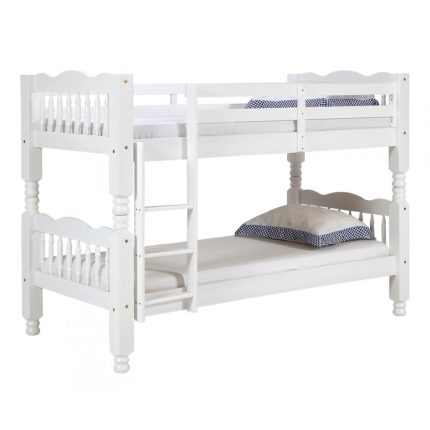 HF- Trieste Chunky Pine Bunk Bed White Wash