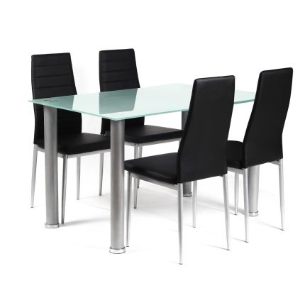 HF- Tatum Frost Dining Table Silver