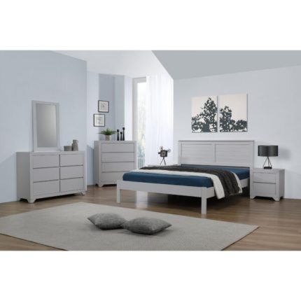 HF- Wilmot King Size Bed Grey