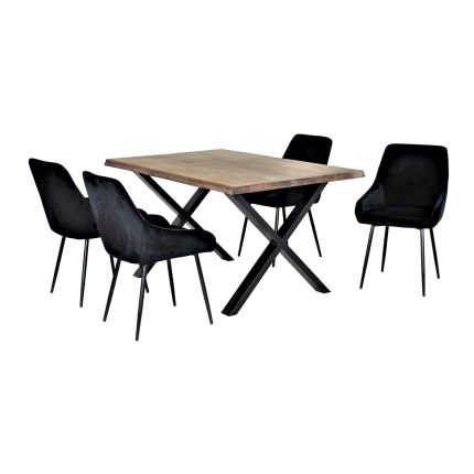 HF- Yale Small 1400 Solid Oak Table Smoked Oil