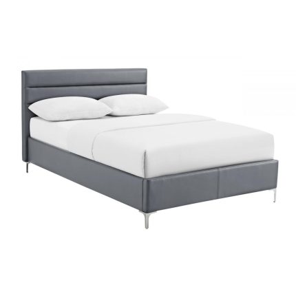 HF- Arco PU Double Bed Grey